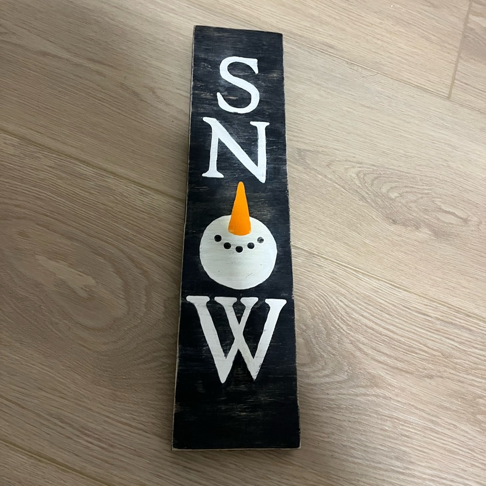 Handmade Holiday Sign